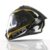 TVS Racing Hurricane Series Full Face Dual Visor Helmet for Men | Premium Bike Helmets with ABS Shell, UV Paint | Quick Release System | Aerodynamic Design | ECE, DOT & ISI Certified (Yellow/M)