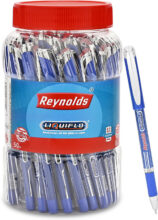 Reynolds Liquiflo Ball Pen(Pack Of 50, Ink Color – Blue)