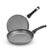Bergner Aluminium Bellini Marble Non Stick Cookware Set 2Pc-Dosa Tawa 28Cm,Frypan 24Cm With Induction Compatible, Bakelite Handles, Pfoa Free, 1 Year Warranty, Grey