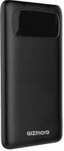 Gizmore 10000 Mah 18 W Power Bank(Black, Lithium Polymer, Fast Charging For Mobile)