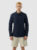 Snitch Men Solid Casual Dark Blue Shirt