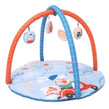 TIDY SLEEP Baby Play Gym | Activity Play Gym with 4 Detachable Toys, | Foldable & Travel-Friendly (Delicious Tour), Multicolor, 1 Count
