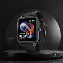 Fastrack Revoltt Fs1|1.83 Display|Bt Calling|Fastcharge|110+ Sports Mode|200+ Watchfaces Smartwatch(Black Strap, Free Size)