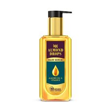 Bajaj Almond Drops Hair Serum 100 Ml, Contains Almond Oil And Vitamin E Hair Serum For Dry Frizzy Hair, Nourishing Hair Serum