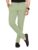 GIBBONTE Men’s Mid-Rise Solid Trousers | Regular Fit Button Closure Pants | Perfect for Office and Casual Outings (Pista, 36)