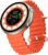 Fire-Boltt Cyclone 1.6” Round Premium Display, Motion Sensor Gaming, Appenabled Gps Sports Smartwatch(Orange Strap, Onesize)