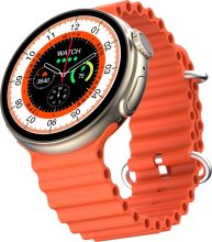 Fire-Boltt Cyclone 1.6” Round Premium Display, Motion Sensor Gaming, Appenabled Gps Sports Smartwatch(Orange Strap, Onesize)