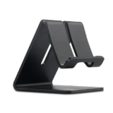 J’TTON Aluminium Desktop Stand Holder for Mobile Phone and Tablet (Up to 10.1 inch) Cell Phone Stand Tablet Stand (Black)