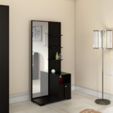 Spacewood Dressing Table | Grace | 3 Year Warranty | 4 Shelves & 1 Drawer, Vanity Table for Bedroom, Living Room, and Home| Engineered Wood | Natural Wenge