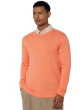 Spykar Men Coral Cotton Regular Fit Full Sleeve Round Neck Plain Sweater