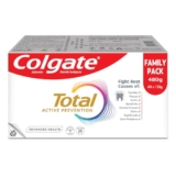 Colgate Total Advanced Health Anti-Germ Toothpaste, 480G, Tooth Paste With 12-Hour Anti-Germ Protection & Enamel Protection For Whole Mouth Health (Combo Pack Offer)