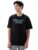 Spykar Men Black Loose Fit Solid Half Sleeve Casual T-Shirt (Size:)-MKTFT1BE148