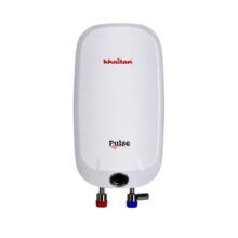 Khaitan Pulse Instant Water Heater Geyser 3L | Made for Bathroom & Kitchen | Rust-Proof PP Body | Stainless Steel Tank | Wall Mounting | 5 Years Warranty | Perfect Home Water Heater | White