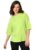 KOTTY Women’s Cotton Blend Solid Oversized T-Shirts