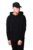 Veirdo Men’s Regular Fit Hooded Cotton Jacket – Black