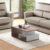 Interio by Godrej Ewa Engineered Wood Coffee Table(Finish Color – Brown, Knock Down)