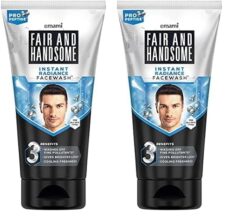 Fair and Handsome Instant Radiance Face Wash | Pro-Peptide | Instant Radiance| Washes of Fine Pollutants | Cooling Freshness | 150g (Pack of 2)