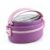 Ganesh 1 Compartment Vega Portable Insulated Food Container with Attractive Spoon – Airtight Leak-Proof Lunch Box for Office, School, Picnic – 400ml Peach