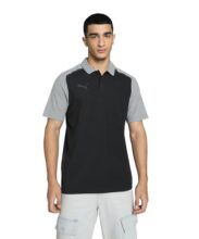 Puma Men Cotton Solid Regular Fit T-Shirt (657991_Black S)