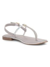 Bata Women’s Casual Flat Sandal – Grey (3 UK)