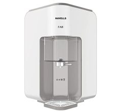 Havells Fab Water Purifier (White & Grey), Ro+Uv, Filter Alert, Patented Corner Mounting, Copper+Zinc+Ph Balance+Minerals, 7 Stage Purification, 7L, Suitable For Borwell, Tanker & Municipal Water