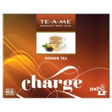 Te-A-Me Ginger Tea Bags 100 Pieces | Energize Your Day Naturally With Strong Flavourful Adrak Chai | Black Tea With Ginger | Antioxidant-Rich Zesty Adrak Tea
