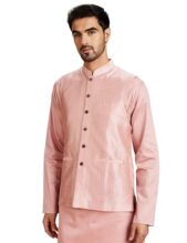 Amazon Brand – Symbol Men’s Lightweight Nehru Jacket (SY-A22-MNA-JTK-06_L.Pink_L)