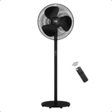 Atomberg RenesaSilent Pedestal Fan6 SpeedsLED DisplayTimerIdeal for Home & Office with 2 Year Warranty BLDC Motor with Remote 400 mm Pedestal Fan(5 Star | Midnight Black | Pack of 1)