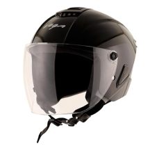 Vega Aster Dx Open Face Helmet Black, Size:L(59-60 Cm) – Motorcycling