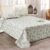 Cortina Cloud Cotton King Size Bedsheet With 2 Pillow Covers | Super Soft, Breathable & Skin-Friendly Bedsheet For Double Bed King Size With Boho Design | 270X250 Cm (White & Grey, King)