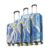 Skybags Stroke Set of 3 Printed Hard Case Trolley Bags, Blue-White