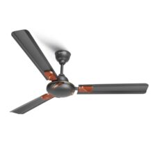 LONGWAY Creta P1 1200 mm/48 inch Ultra High Speed 3 Blade Anti-Dust Decorative Star Rated Ceiling Fan 2 Years Warranty (Smoked Brown, Pack of 1)