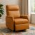 INNOWIN Shark Recliner Sofa 1 Seater Motorized | Recliner Chair with Luxuriously Padded Body and Premium Comfort | Rexine Fabric | 1 Years Warranty | Tan Brown