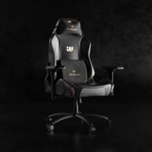 INNOWIN Blaze Ultimate Ergonomic Multi-Functional Gaming Chair with 4D Adjustable Arms and 180° Tilt Butterfly Mechanism with PU Leather Headrest & Lumbar Support (Black and Gold)| 3 Years Warranty