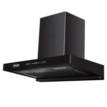 INALSA 75cm 1350 m³/ Chimney for Kitchen Auto Clean, Motion Sensor, Filter less,Touch Control, Efficient Dual LED Lamps,7 yrs warranty on Motor (Made In India)-Maris 75BKMAC