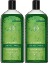 The Man Company Body Wash For Glowing & Smooth Skin | Enriched With Aloe-Vera & Matcha(2 X 200 Ml)