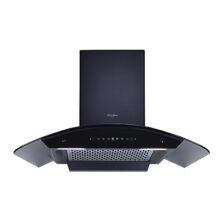 Whirlpool 90cm 1600 m3/hr Filterless Autoclean Kitchen Chimney | Free Installation | 11 Years Warranty on Motor and 5 Years Comprehensive | CGFL PRO 904 HAC BK HOOD | Touch + Gesture Control | Black
