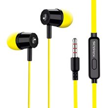 Kratos Thump Wired Earphones, Powerful Bass, Hd Sound Quality Earphones, Tangle Free Cable, Comfortable In Ear Fit, With 3.5 Mm Jack