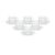 La Opala Diva, Velvett Collection Opal Glass Crockery | Cup & Saucer, Set Of 12 | Stella White, 160 Ml | For Tea & Coffee | Microwave Safe | 100% Vegetarian | Extra Strong | Super Light | Super White