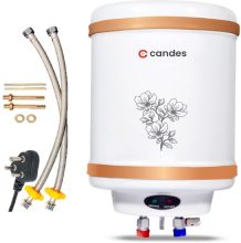 Candes 25 L Storage Water Geyser (Perfecto, White Copper Bronze)