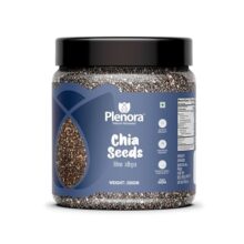 Plenora Chia Seeds for Weight Loss | 250g | Raw, Unroasted & Natural | Rich in Fiber, Omega-3 & Protein | Superfood for Healthy Lifestyle | Gluten-Free |