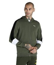 Puma Men’s Cotton, Polyester Standard Length A-Line Coat (67054244_Grape Leaf)