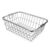 Vipron Stainless Steel Dish Drying Rack for Kitchen Sink – Large Rectangular Wire Dish Basket with Handles for Plates, Bowls, Cups & Cutlery – Rustproof Metal Dish Drainer & Kitchen Organizer