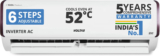 Voltas 2025 Model 1.5 Ton 3 Star Split Inverter Ac(183V Caq(4503901), White)