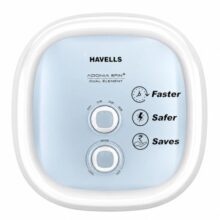 Havells Adonia Spin+ 25L 3-in-1 Convertible Storage Water Heater(Geyser)|Dual Element|33% Faster Heating|Glass Coated Anti Rust Tank|Mcoloy Heating Element|Free Flexi Pipes|7 Years Tank Warranty
