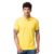 Spykar Yellow Polo Collar Half Sleeves Blended T-Shirt for Men (Size: S)-MPTFP1BC165-Yellow