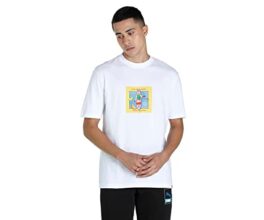PUMA Mens Downtown Graphic Tee, White, S (59733752)