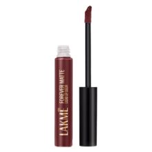 Lakme Forever Matte Liquid Lip Colour, Long-Lasting Liquid Lipstick, Lightweight & Transferproof, Smudgeproof – Wine Touch, 5.6Ml