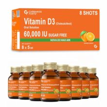 Carbamide Forte Vitamin D3 Shots 60000 IU | Cholecalciferol 60000 IU | Vitamin D Supplement | Vit D3 60000 IU | 8 X 5 ML
