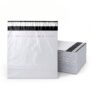 BonKaso Pack of 500 Poly Courier Bags with POD Sleeve 6×8 Inch | 52 Micron Tamper Proof Waterproof Security Envelopes Cover | Self Adhesive Shipping Mailers for E Commerce Packaging